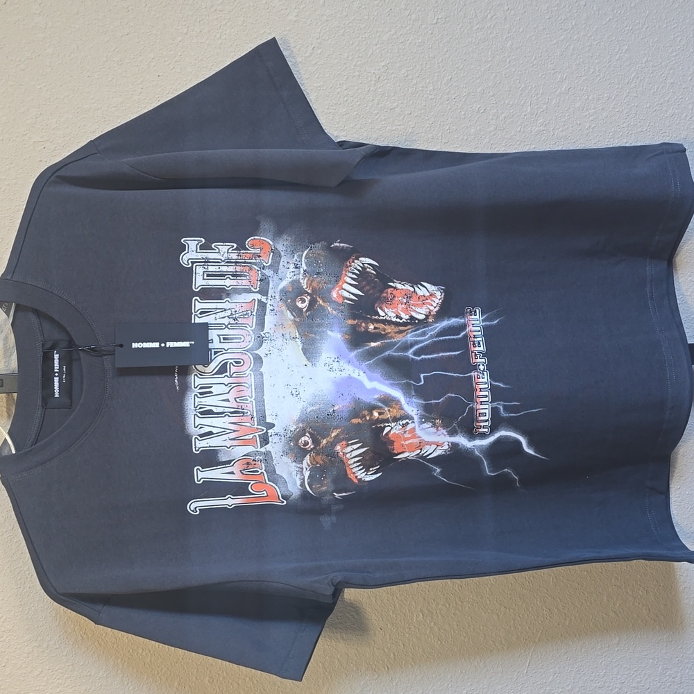 NWT Men's Homme-Femme Maison Dog Tee in XL